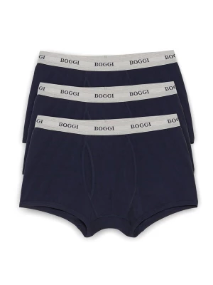 Foto van product Boggi Milano Boxershorts crème / donkerblauw