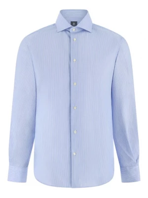 Foto van product Boggi Milano Overhemd blauw / wit