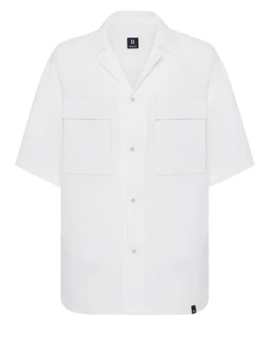 Foto van product Boggi Milano Overhemd 'Camp' navy / wit