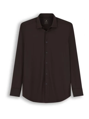 Foto van product Boggi Milano Overhemd donkerbruin