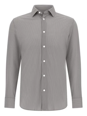 Foto van product Boggi Milano Overhemd grijs / offwhite