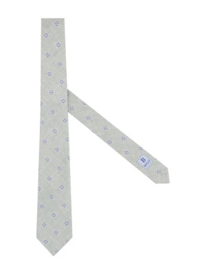 Foto van product Boggi Milano Stropdas blauw / lichtgrijs / wit