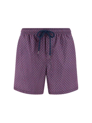 Foto van product Boggi Milano Zwemshorts donkerlila / rood / offwhite