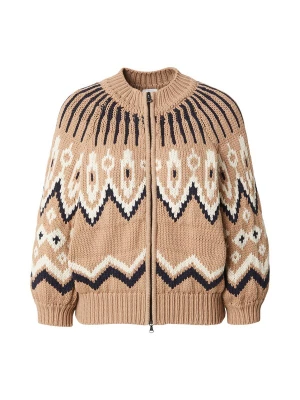 Foto van product BOGNER Gebreid vest 'Aurora' navy / lichtbruin / wit