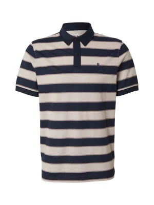 Foto van product BOGNER Shirt 'Timo' lichtbeige / donkerbeige / navy
