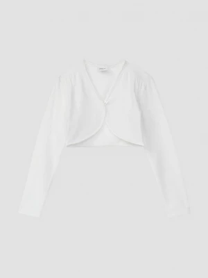 Foto van product Bolero met satijnen rand s.Oliver wit