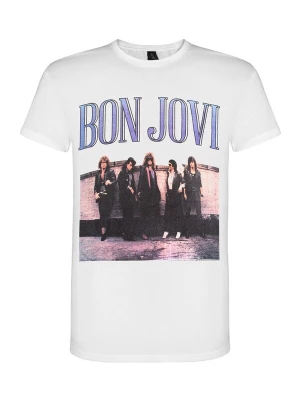 Foto van product Bon Jovi Shirt 'Bon Jovi Band Cracked T-Shirt' wit