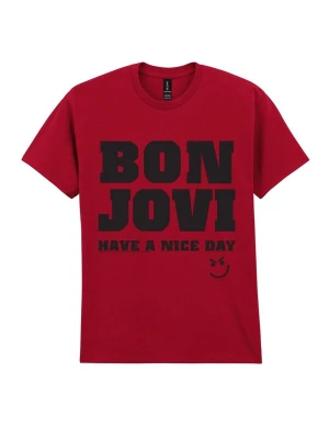 Foto van product Bon Jovi Shirt 'Bon Jovi Have a Nice Day T-Shirt' rood
