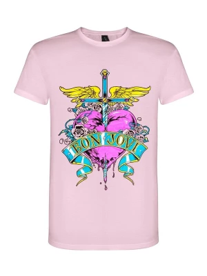 Foto van product Bon Jovi Shirt 'Bon Jovi Heart Vintage T-Shirt' pink