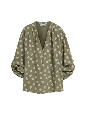 Foto van product bonprix Blouse beige / olijfgroen