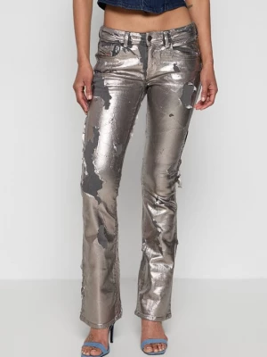 Foto van product Bootcut jeans Diesel zilverkleurig