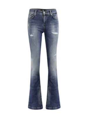 Foto van product Bootcut jeans LTB blauw gemêleerd