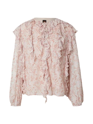 Foto van product BOSS Blouse 'Borma' crème / lichtblauw / pastelrood