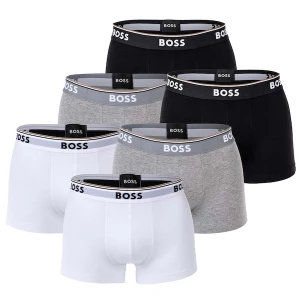 Foto van product BOSS Boxershorts grijs gemêleerd / zwart / wit