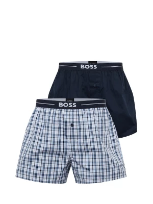 Foto van product BOSS Boxershorts 'Nos' lichtblauw / donkerblauw / wit