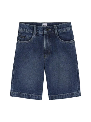 Foto van product BOSS Broek 'Bermuda denim blu per bambino' blauw denim