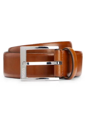 Foto van product BOSS Riem 'Elloy' cognac / zilver