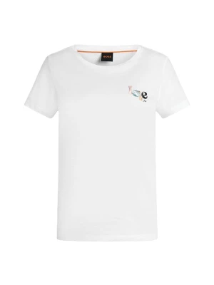 Foto van product BOSS Shirt 'C_Elove_5' beige / lichtblauw / oudroze / wit