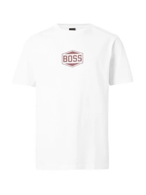 Foto van product BOSS Shirt robijnrood / wit