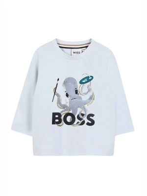 Foto van product BOSS Shirt 'T-shirt celeste per bambino' lichtblauw