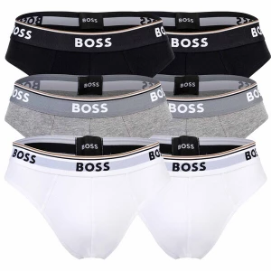 Foto van product BOSS Slip grijs gemêleerd / zwart / wit