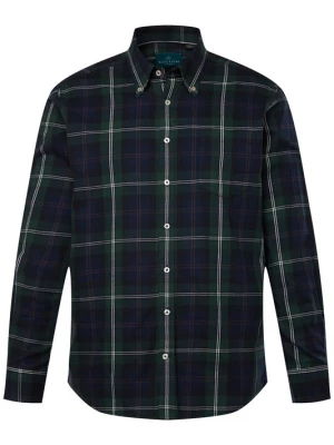 Foto van product Boston Park Overhemd blauw / groen / wit