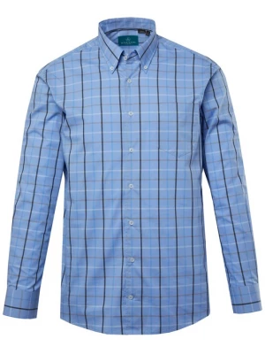 Foto van product Boston Park Overhemd marine / turquoise / smoky blue / pastelblauw / lichtblauw