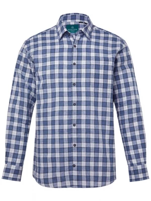 Foto van product Boston Park Overhemd navy / offwhite
