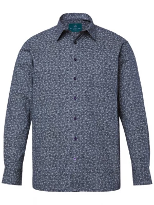 Foto van product Boston Park Overhemd navy / wit