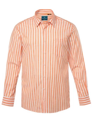 Foto van product Boston Park Overhemd oranje / wit