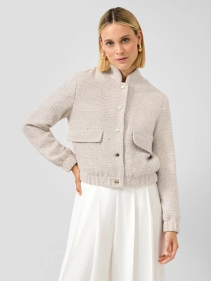 Foto van product Bouclé blouson met pailletten in een ontspannen pasvorm s.Oliver beżowy