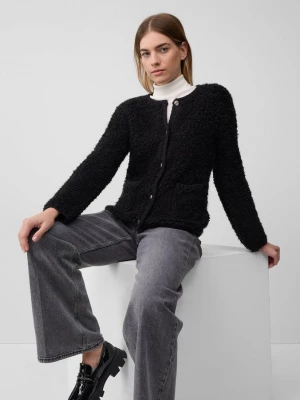 Foto van product Bouclé vest van alpacawolmix s.Oliver zwart