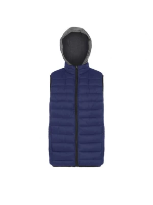 Foto van product boundry Bodywarmer donkerblauw / grijs gemêleerd / zwart