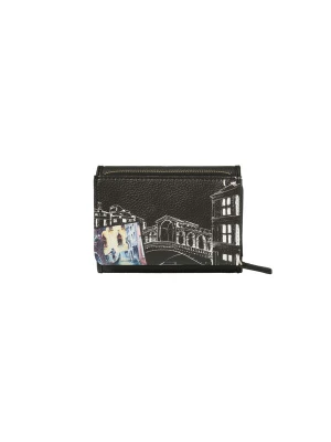 Foto van product Braccialini Portemonnee blauw / geel / zwart / wit