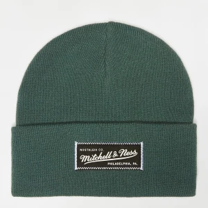 Foto van product Branded Patch Logo Beanie Mitchell & Ness groen