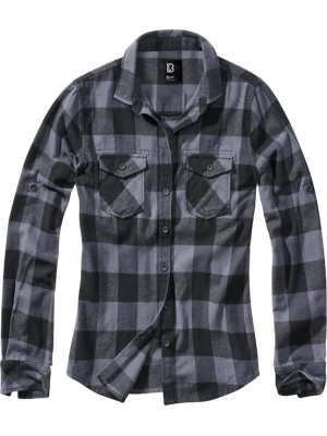 Foto van product Brandit Blouse 'Amy' duifblauw / antraciet
