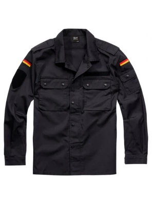 Foto van product Brandit Overhemd geel / vuurrood / zwart
