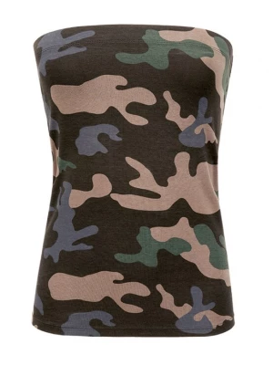 Foto van product Brandit Top donkerbruin / basaltgrijs / kaki / jade groen