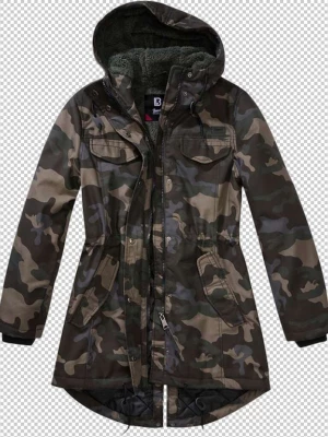 Foto van product Brandit Tussenparka donkergrijs / kaki / olijfgroen