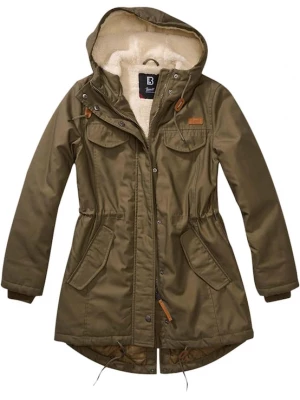 Foto van product Brandit Tussenparka karamel / olijfgroen