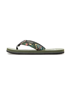 Foto van product Brasileras Strand- / badschoen 'Azteca' turquoise / groen / zalm roze / zwart