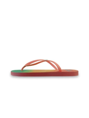 Foto van product Brasileras Teenslipper 'Cosmic' geel / groen / koraal
