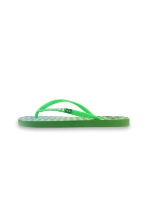 Foto van product Brasileras Teenslipper 'Cosmic' groen / natuurwit