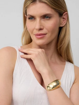 Foto van product Brede metalen armband s.Oliver goud