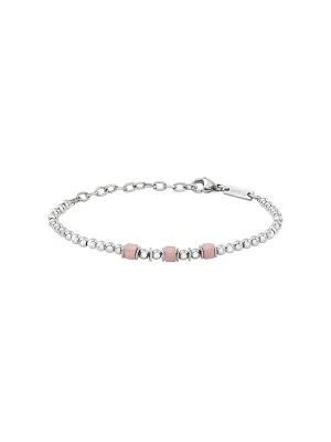 Foto van product Breil Armband 'Mixology' rosa / zilver