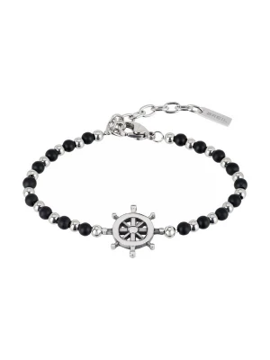 Foto van product Breil Armband zwart / zilver