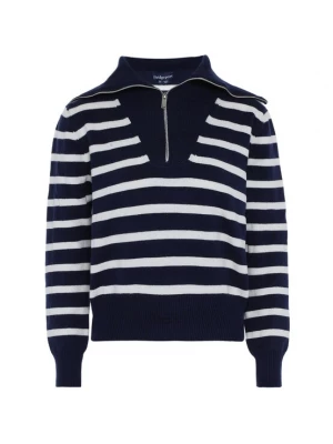 Foto van product bridgeport Trui donkerblauw / wit