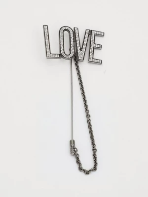 Foto van product Broche MOSCHINO zilverkleurig
