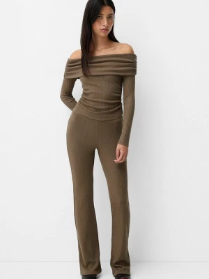 Foto van product Broek Bershka donkerbruin