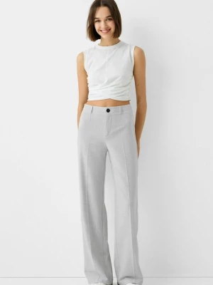 Foto van product Broek Bershka grijs gemêleerd